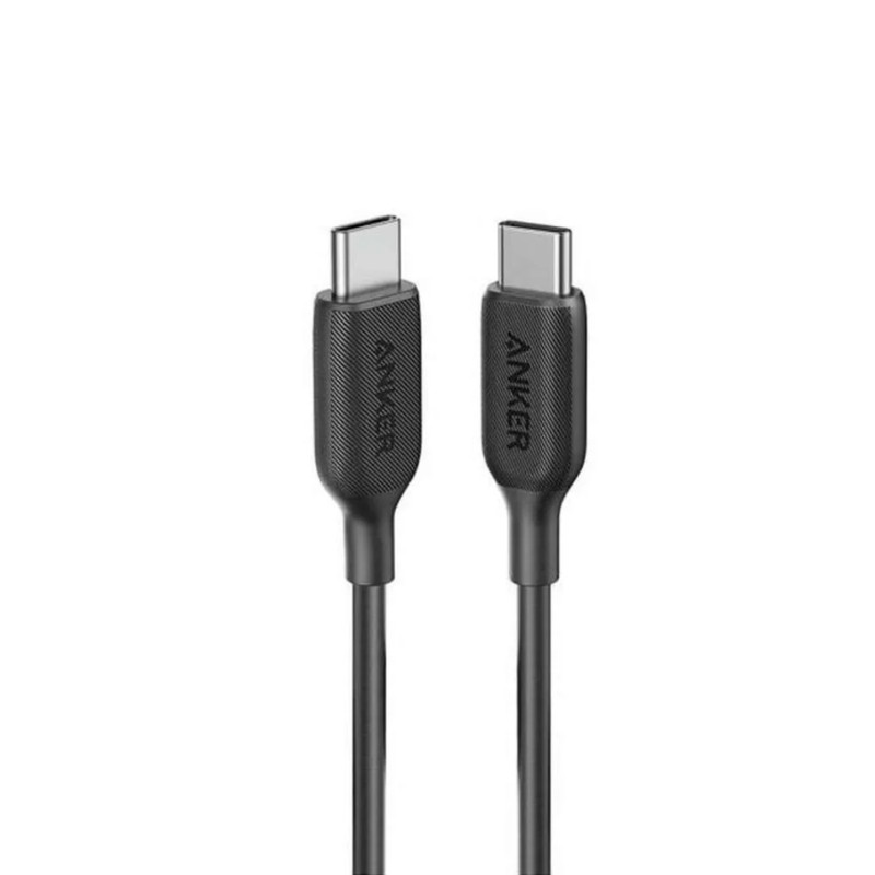 Anker PowerLine III USB-C to USB-C 6ft Cable - Black - كابل